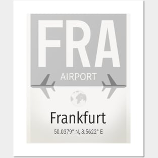 FRA Frankfurt airport Posters and Art